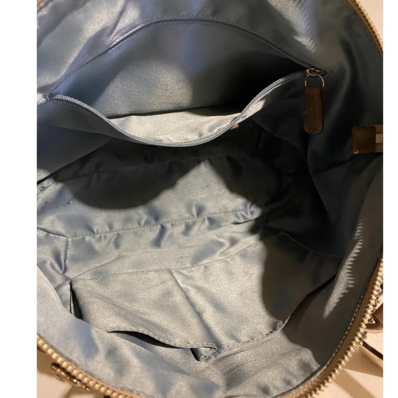 Coach vintage CC signature print nylon satchel handbag - Picture 9 of 11